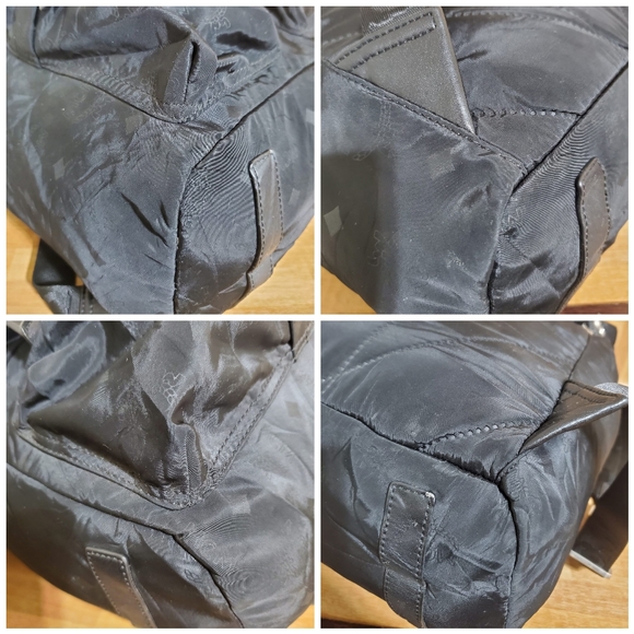 MCM Monogram Dieter Nylon Black Backpack - Picture 12 of 14